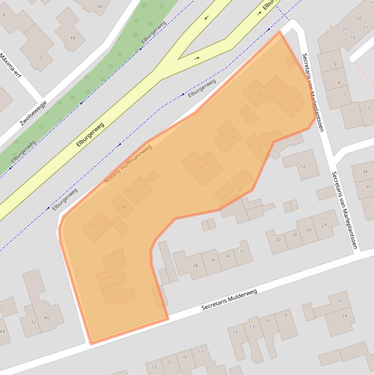 Kaart van postcodegebied 8071HN.