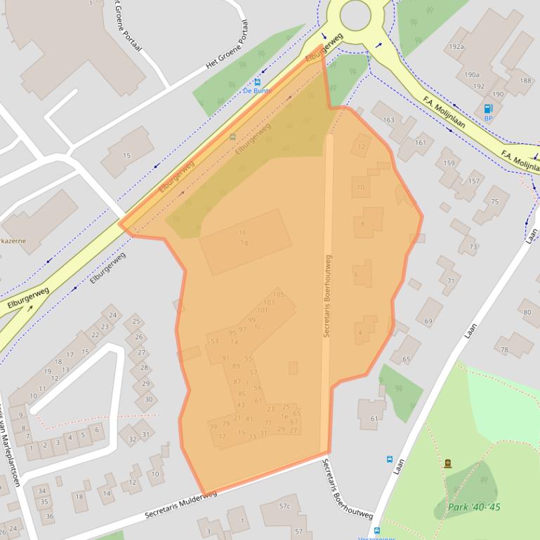 Kaart van postcodegebied 8071HT.