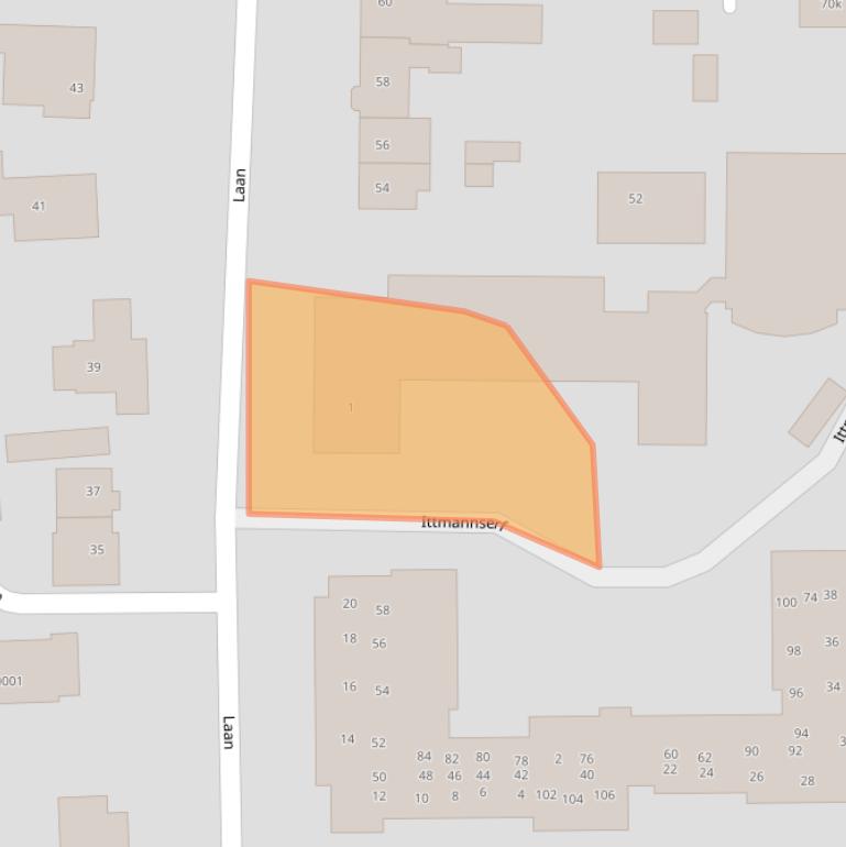 Kaart van postcodegebied 8071JK.