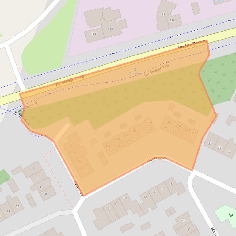 Kaart van postcodegebied 8071KH.