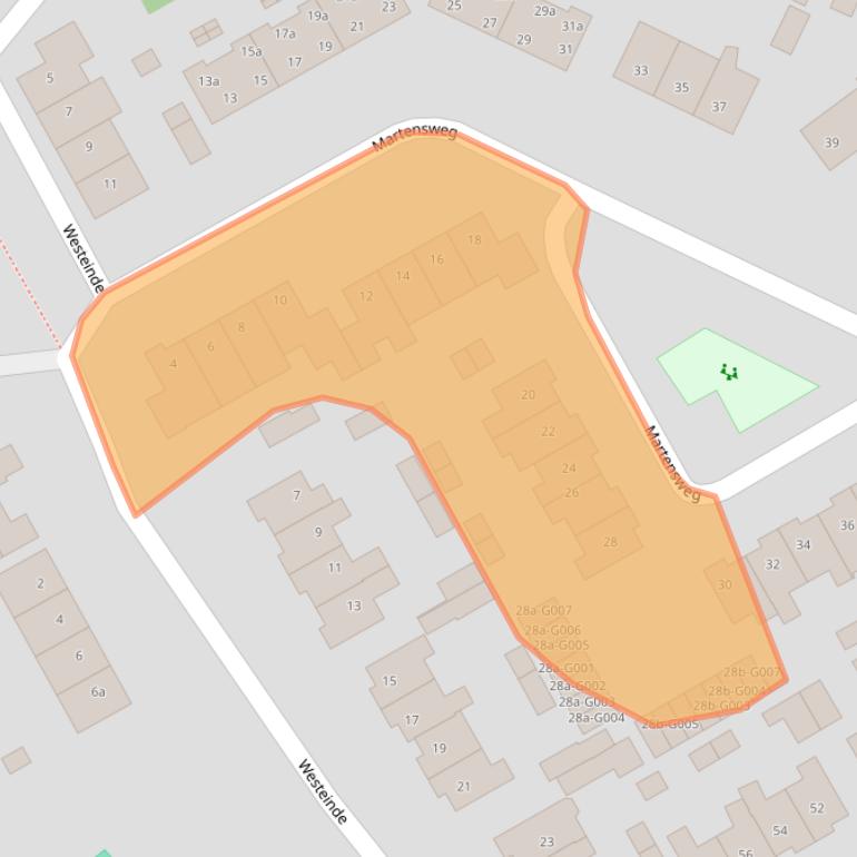 Kaart van postcodegebied 8071KL.