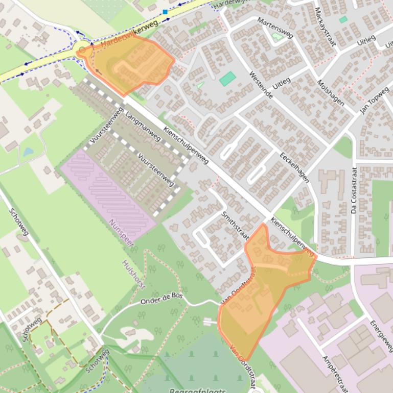 Kaart van postcodegebied 8071KV.