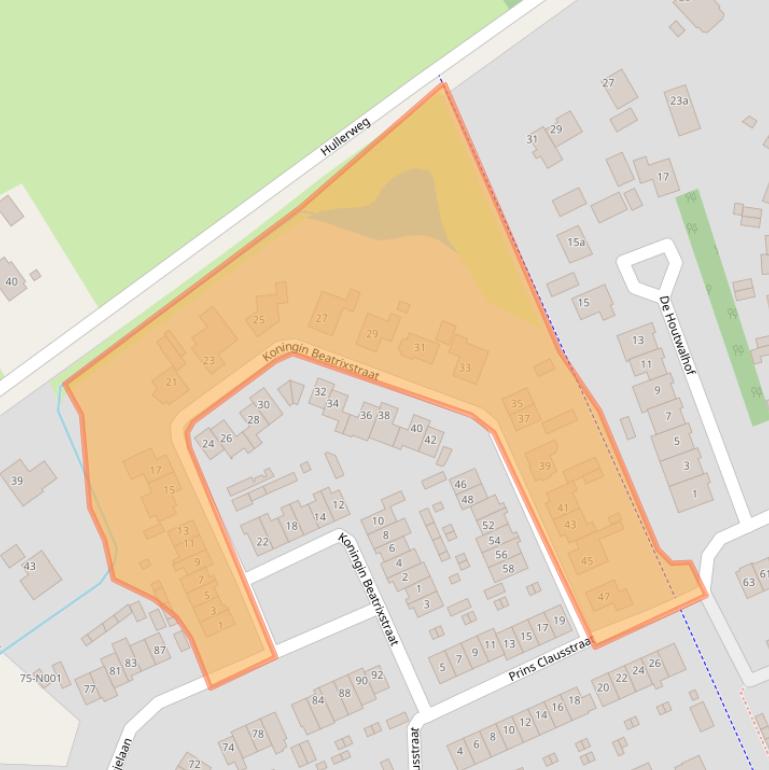 Kaart van postcodegebied 8071LA.