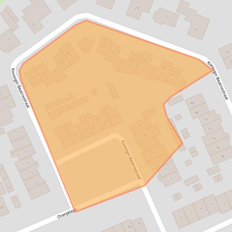 Kaart van postcodegebied 8071LB.