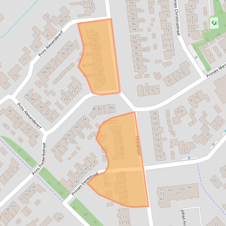 Kaart van postcodegebied 8071LD.