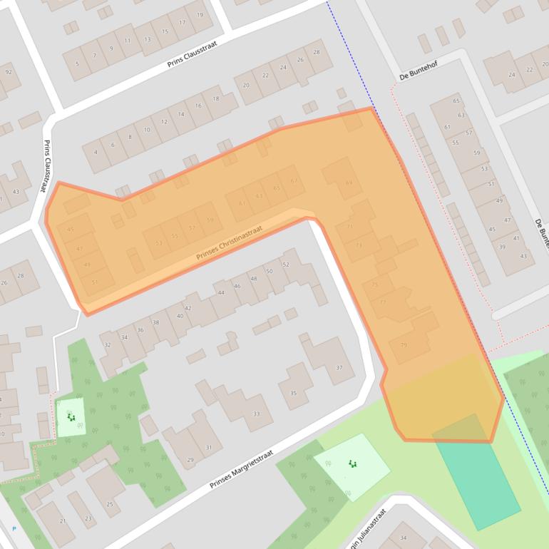 Kaart van postcodegebied 8071LS.