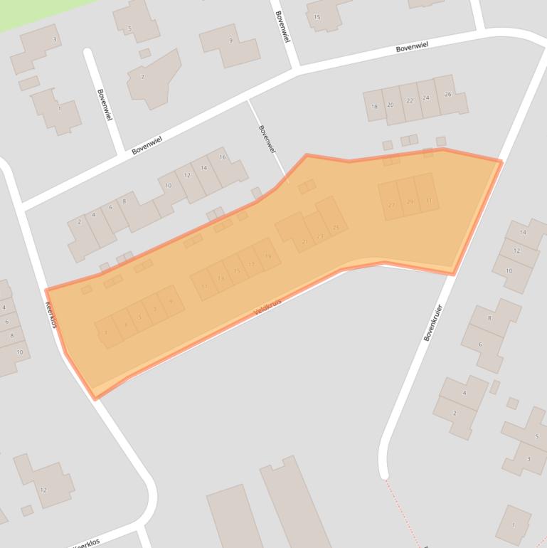 Kaart van postcodegebied 8071MJ.