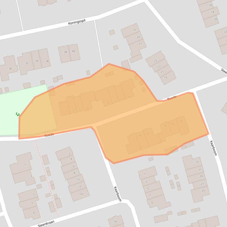 Kaart van postcodegebied 8071MM.
