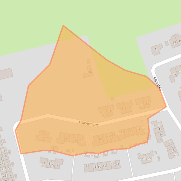 Kaart van postcodegebied 8071MT.