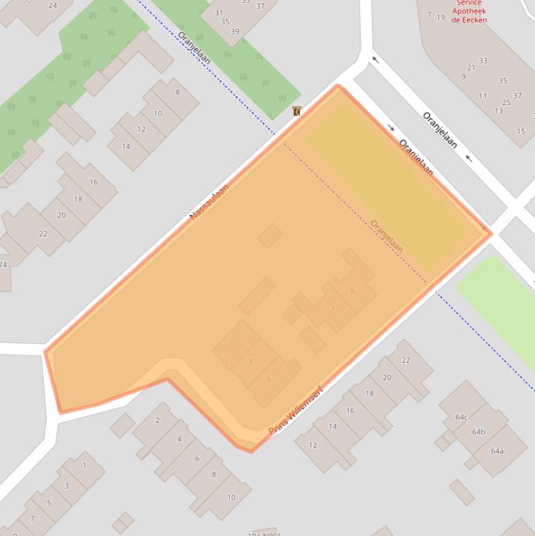 Kaart van postcodegebied 8071NM.