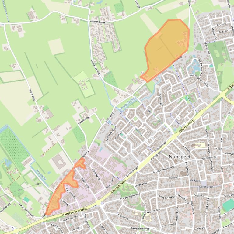 Kaart van postcodegebied 8071RN.