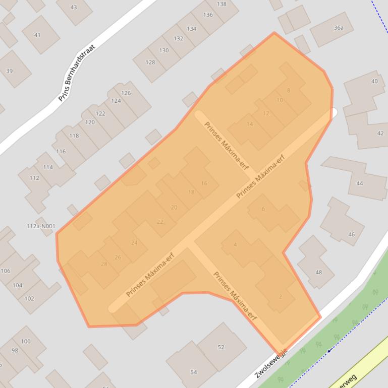 Kaart van postcodegebied 8071RV.