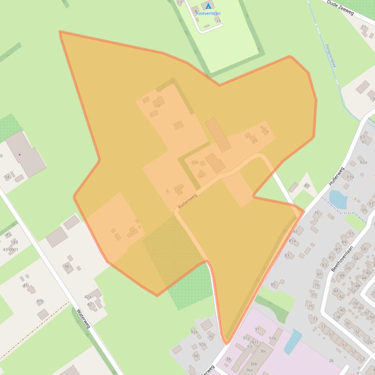 Kaart van postcodegebied 8071RW.