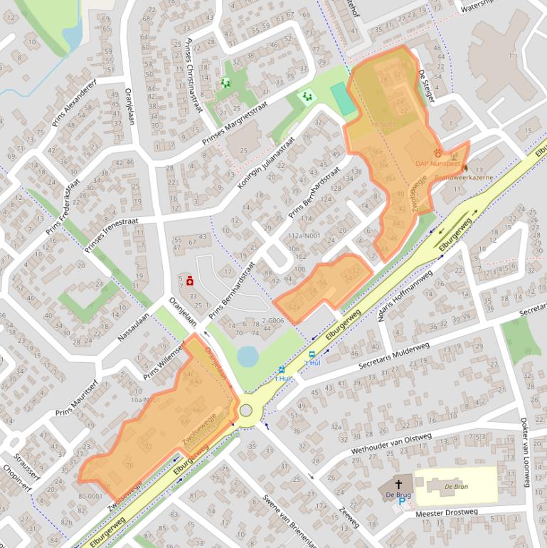 Kaart van postcodegebied 8071RX.