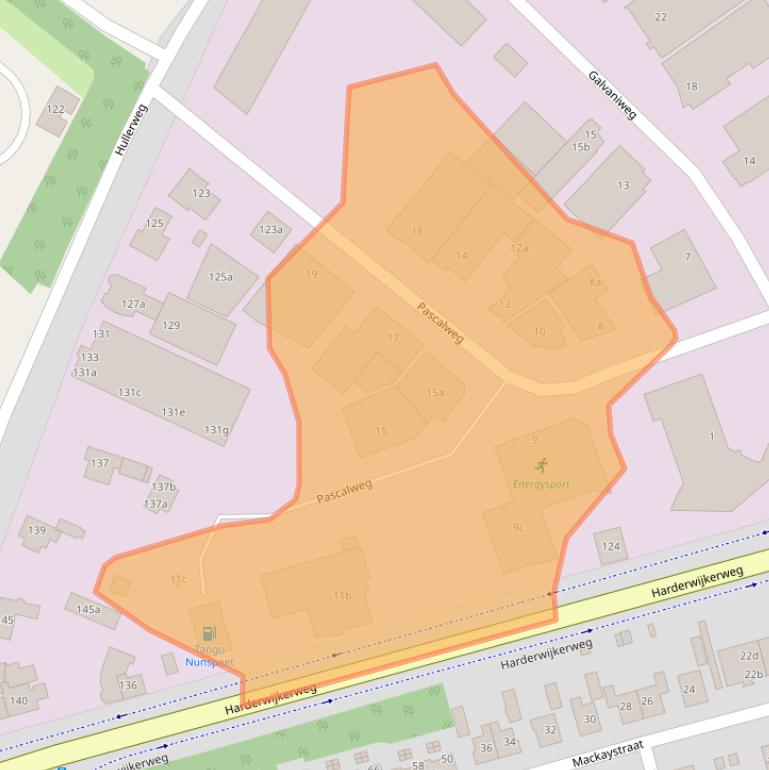 Kaart van postcodegebied 8071SE.