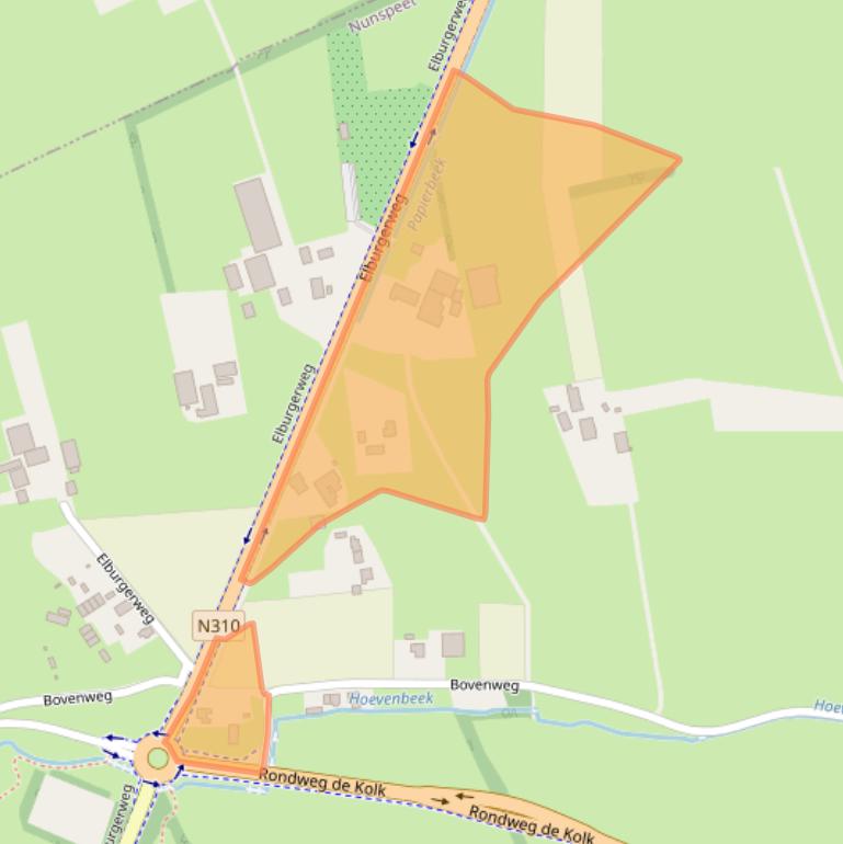 Kaart van postcodegebied 8071TB.