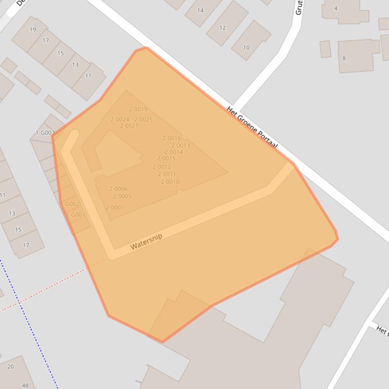 Kaart van postcodegebied 8071TS.