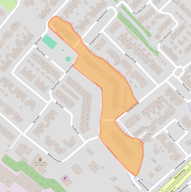 Kaart van postcodegebied 8071VA.