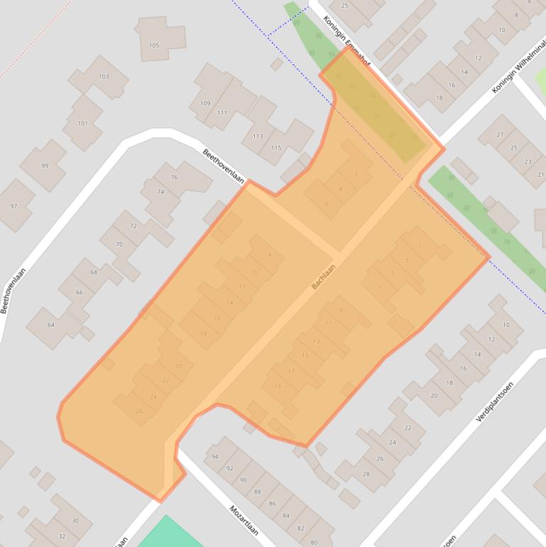 Kaart van postcodegebied 8071VG.