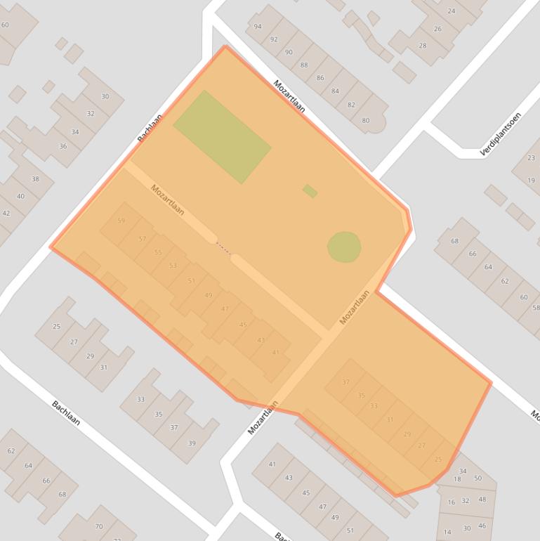 Kaart van postcodegebied 8071VJ.