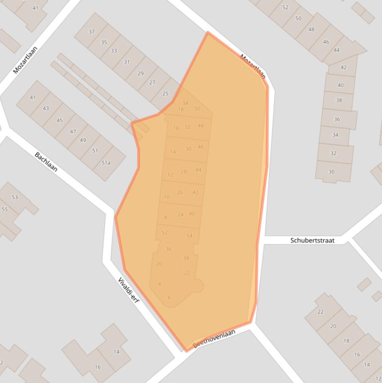 Kaart van postcodegebied 8071VS.