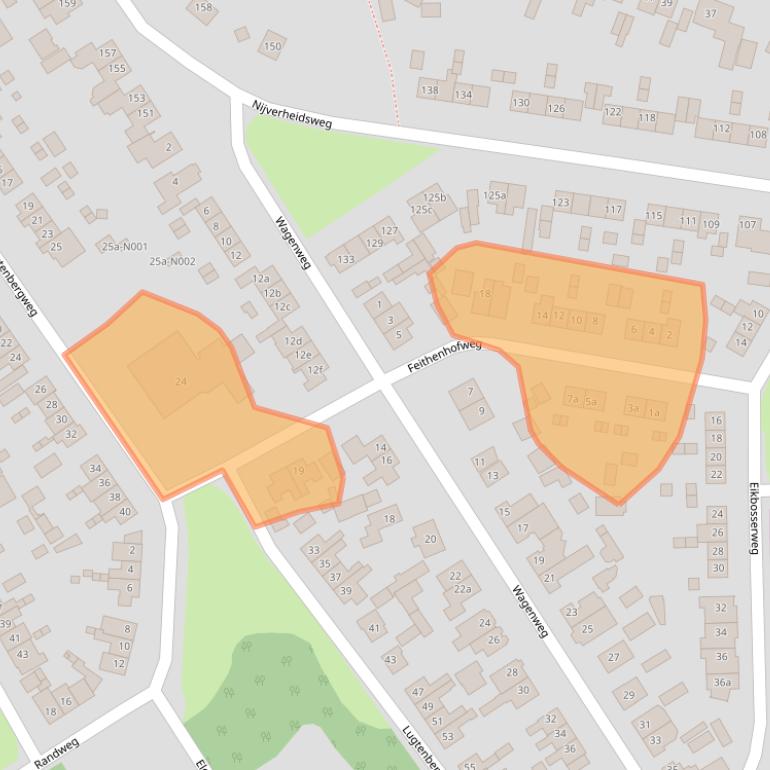 Kaart van postcodegebied 8071XB.