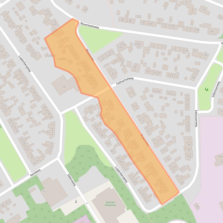 Kaart van postcodegebied 8071XD.