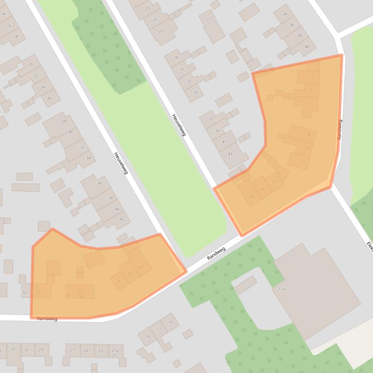 Kaart van postcodegebied 8071XM.