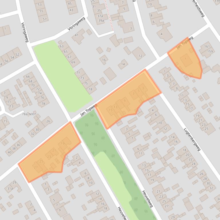 Kaart van postcodegebied 8071ZA.