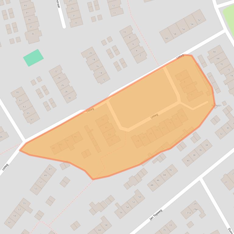 Kaart van postcodegebied 8071ZN.
