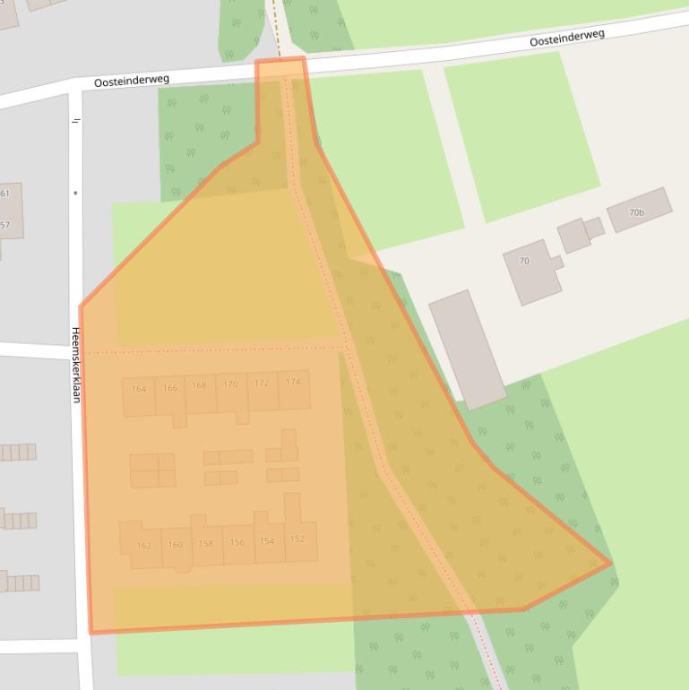 Kaart van postcodegebied 8072AK.