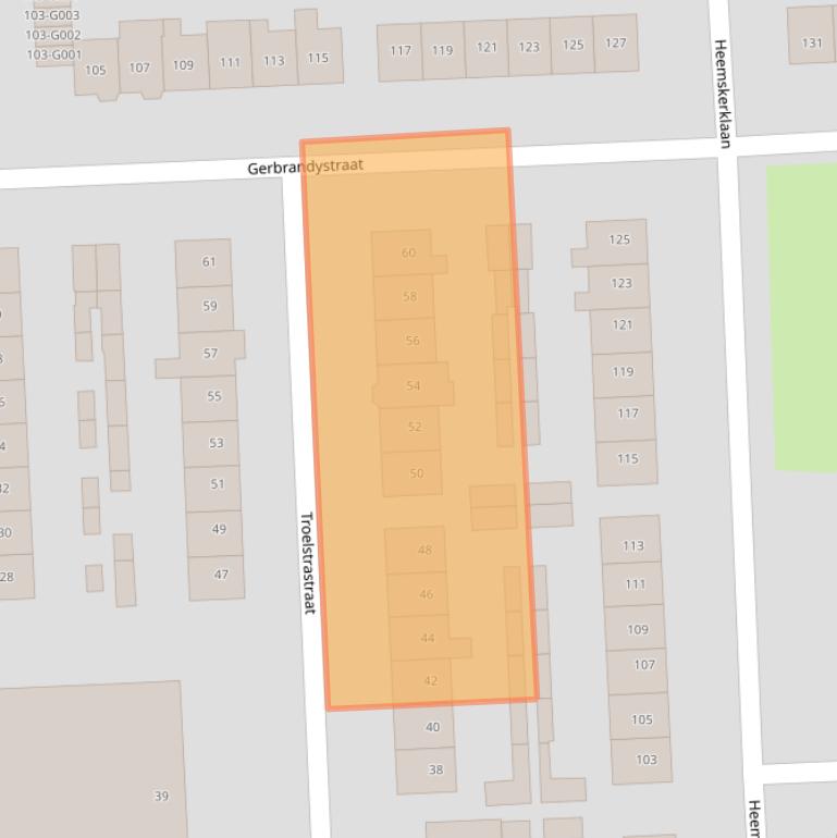 Kaart van postcodegebied 8072AN.