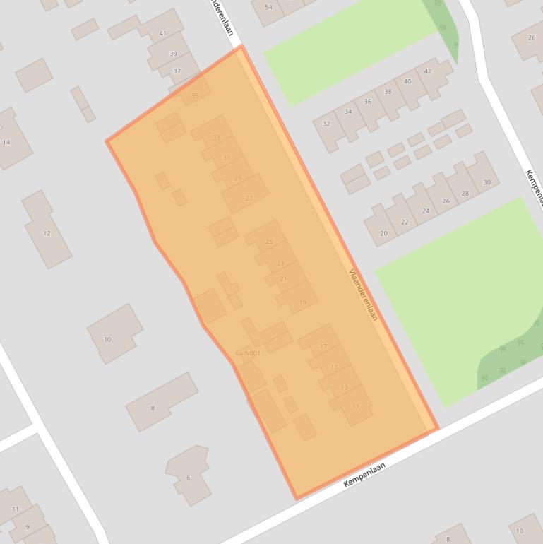 Kaart van postcodegebied 8072CC.