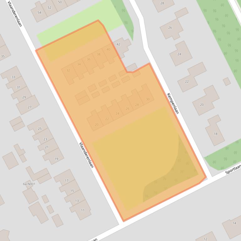 Kaart van postcodegebied 8072CE.