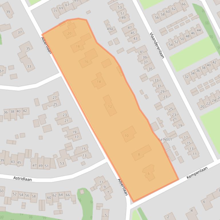 Kaart van postcodegebied 8072CJ.