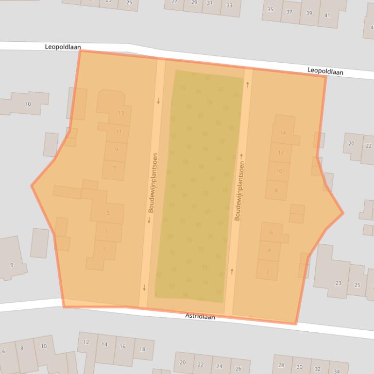 Kaart van postcodegebied 8072CR.