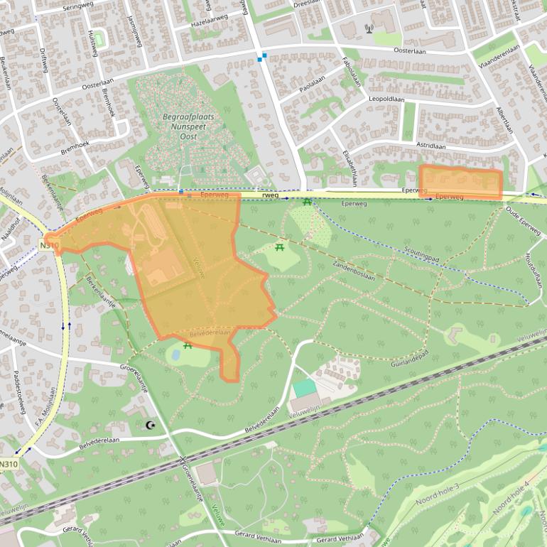 Kaart van postcodegebied 8072DB.