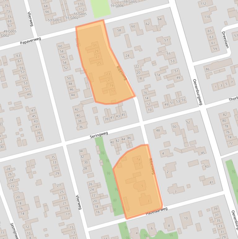 Kaart van postcodegebied 8072GC.