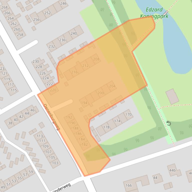 Kaart van postcodegebied 8072GP.