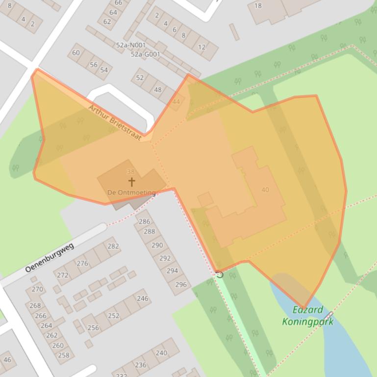 Kaart van postcodegebied 8072GZ.