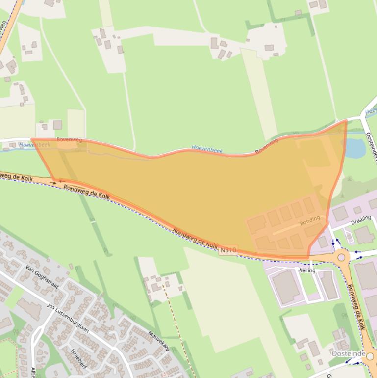 Kaart van postcodegebied 8072TB.