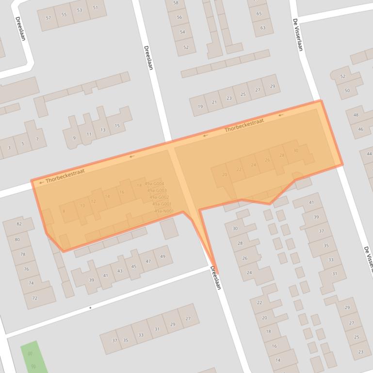 Kaart van postcodegebied 8072XL.
