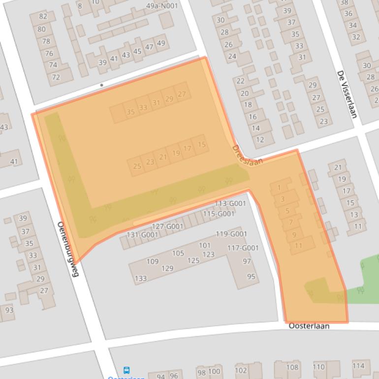 Kaart van postcodegebied 8072XM.