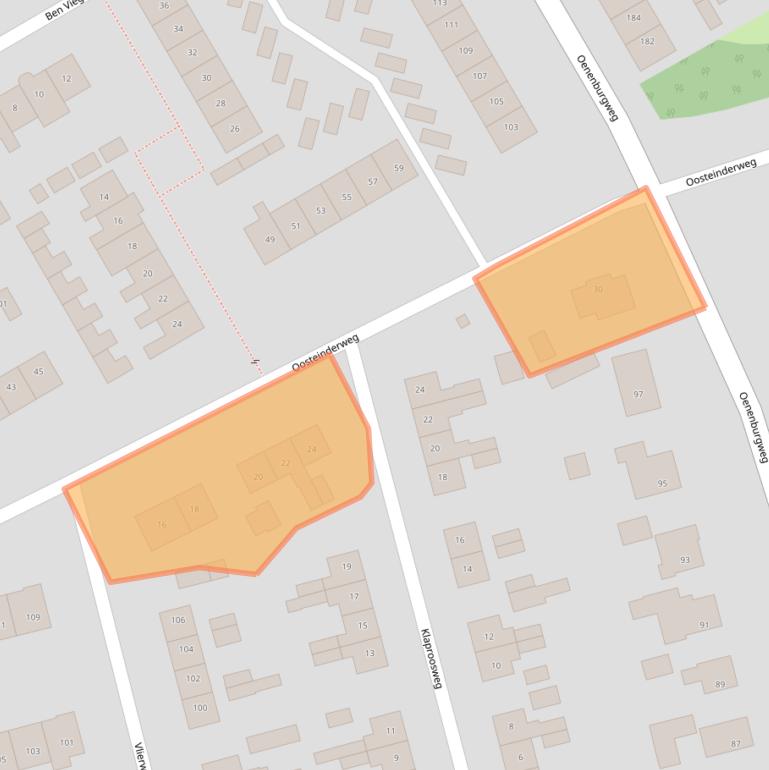 Kaart van postcodegebied 8072ZM.