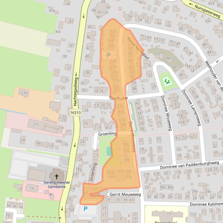 Kaart van postcodegebied 8075AH.