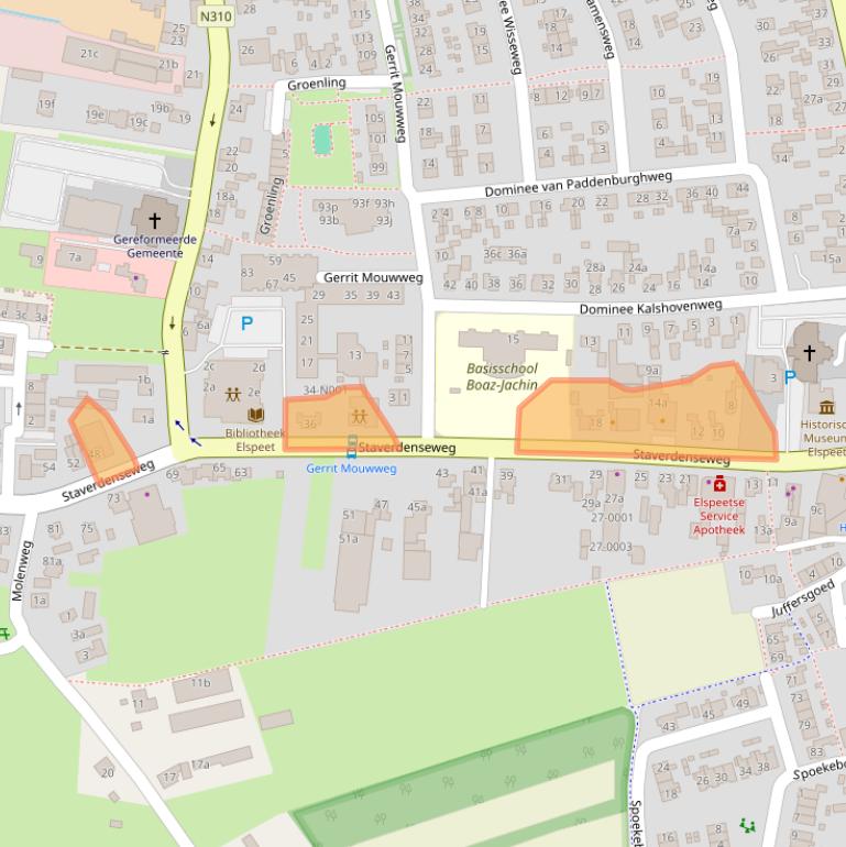 Kaart van postcodegebied 8075AR.