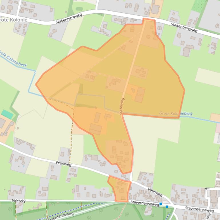 Kaart van postcodegebied 8075AV.