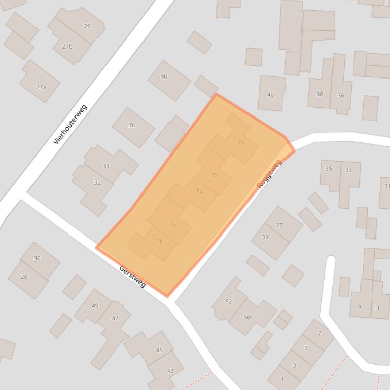 Kaart van postcodegebied 8075CW.