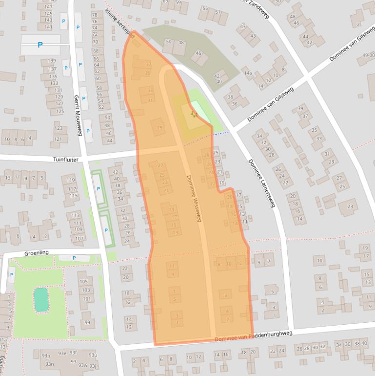 Kaart van postcodegebied 8075DB.