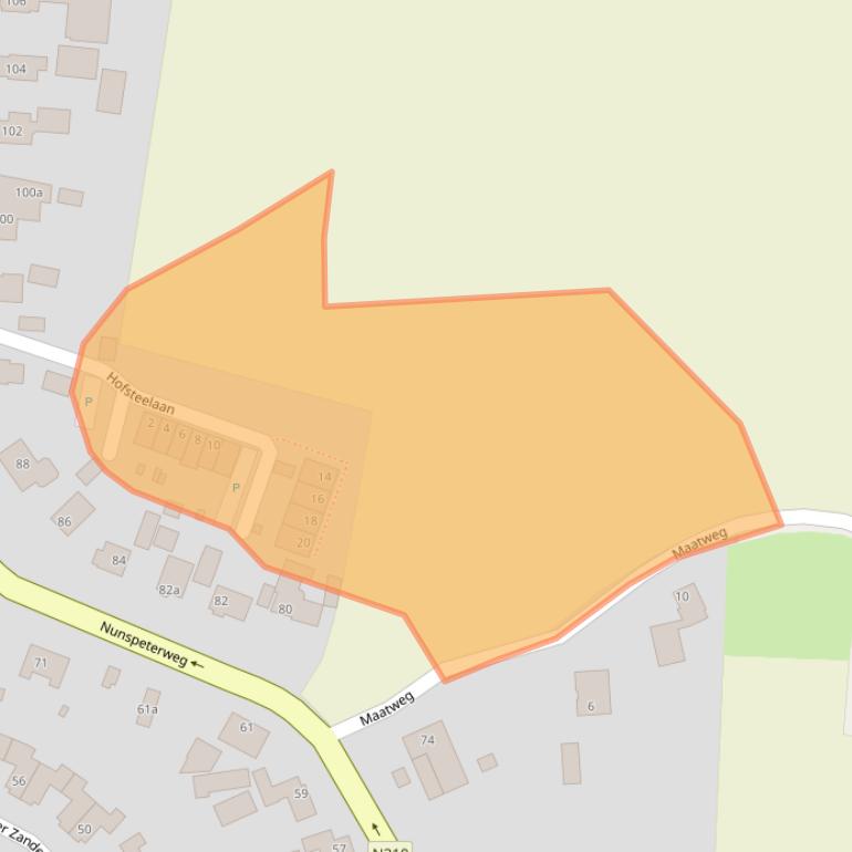 Kaart van postcodegebied 8075DZ.